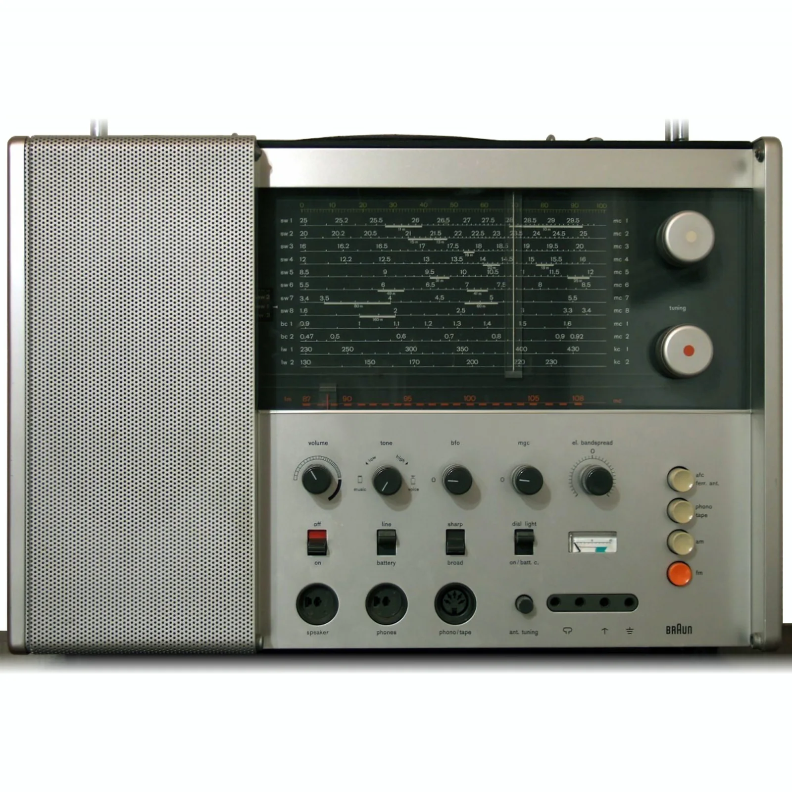 Braun T 1000 CD，世界波段收音机
